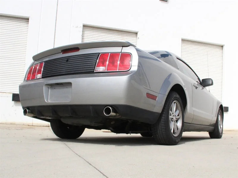 aFe MACHForce XP 05-09 Ford Mustang V6 4.0L 2-1/2in. 409 SS Cat-Back Exhaust - Side View