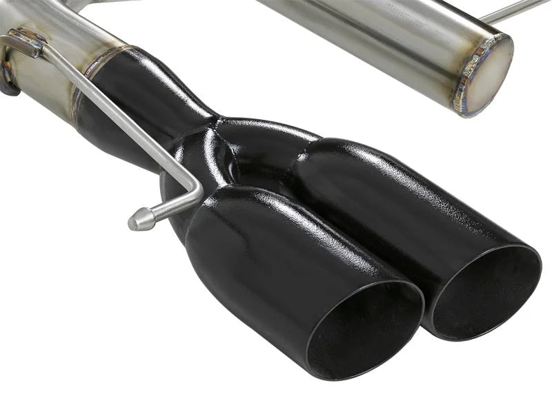 aFe MACHForce XP 08-13 BMW 135i L6-2.0L N54/N55 3in. 304 SS Axle-Back Exhaust w/Black Tips - Installation View