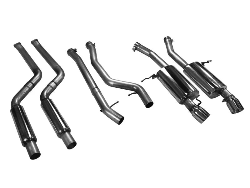 aFe MACHForce XP 11-12 BMW 335i L6-3.0L N55 E90/92 304SS 2.75in. Cat-Back Exhaust System - Detail View