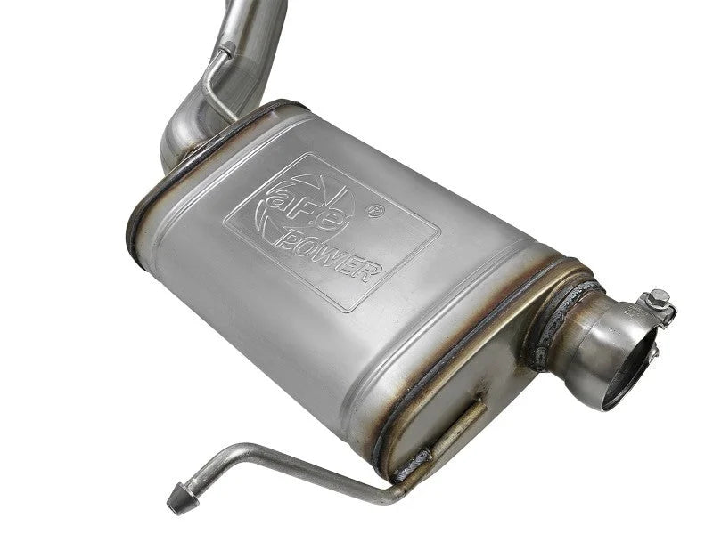 aFe MACHForce XP 12-17 Jeep Grand Cherokee WK2 SRT8 V8-6.4L 304SS Cat-Back Exhaust w/o Resonator - Installation View