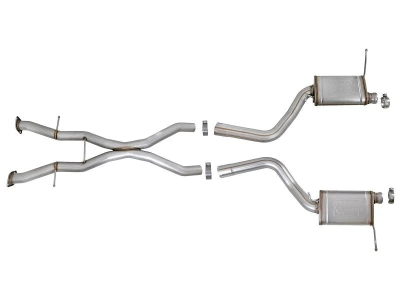 aFe MACHForce XP 12-17 Jeep Grand Cherokee WK2 SRT8 V8-6.4L 304SS Cat-Back Exhaust w/o Resonator - Additional View 7