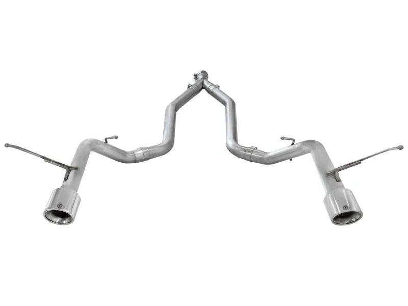 aFe MACHForce XP 14+ Jeep Grand Cherokee V6 3.0L (td) 2.5in DPF-Back 409SS Exhaust w/o Resonators - Side View