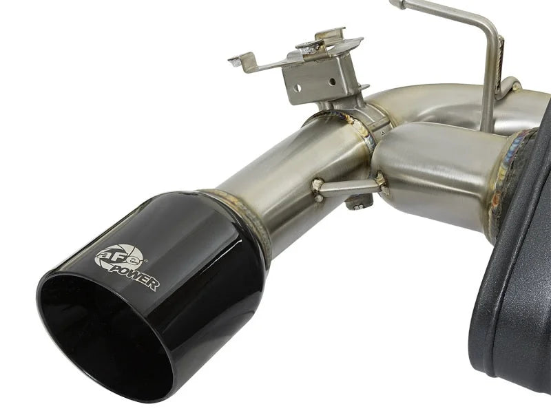 aFe MACHForce XP 16-17 BMW 340i/iX 440i/iX L6-3.0L (t) SS Axle-Back Exhaust w/Black Tip - Additional View 8