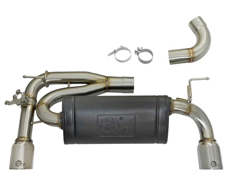 aFe MACHForce XP 16-17 BMW 340i/iX 440i/iX L6-3.0L (t) SS Axle-Back Exhaust w/Polished Tips - Additional View 6