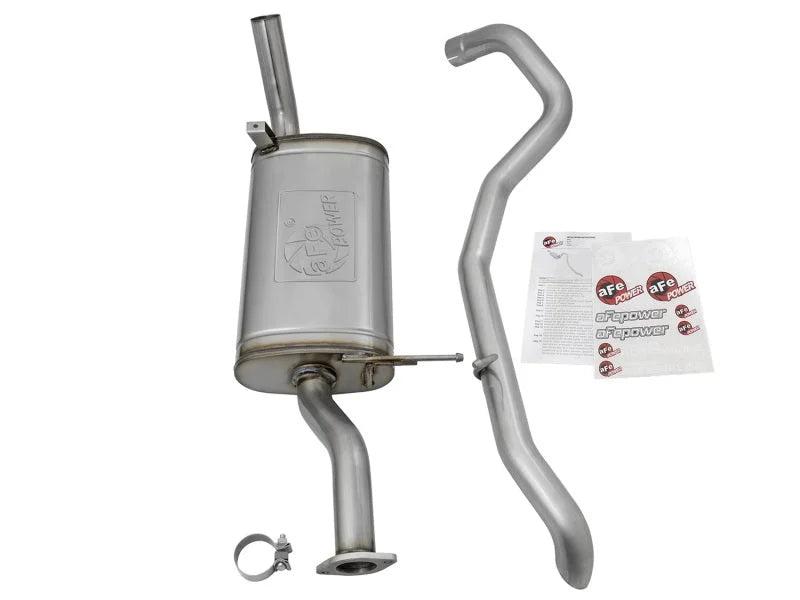 aFe MACHForce XP 2-1/2in 409 SS Cat Back Exhaust 2001-2016 Nissan Patrol (Y61) I6-4.8L 4 Door - Additional View 5