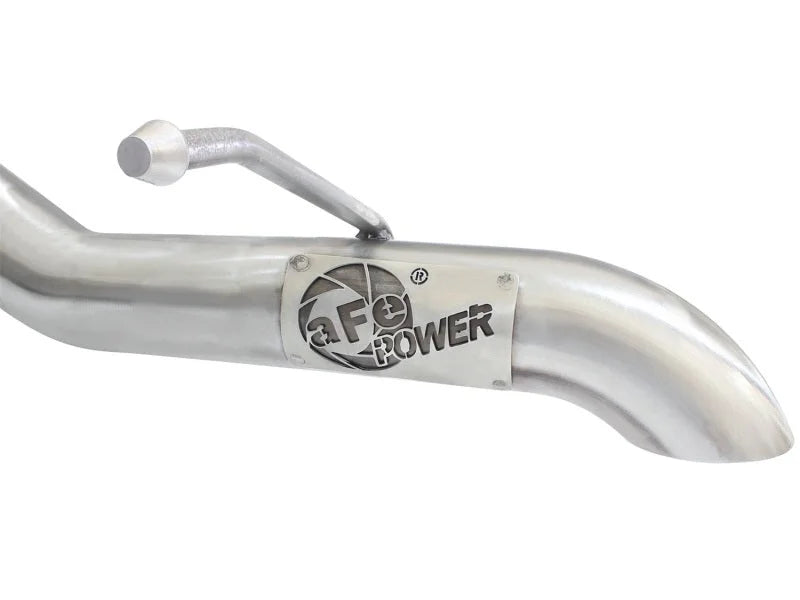 aFe MACHForce XP 2-1/2in SS-409 Cat-Back Exhausts w/ 18in Muffler 07-17 Jeep Wrangler V6-3.6L - Additional View 6