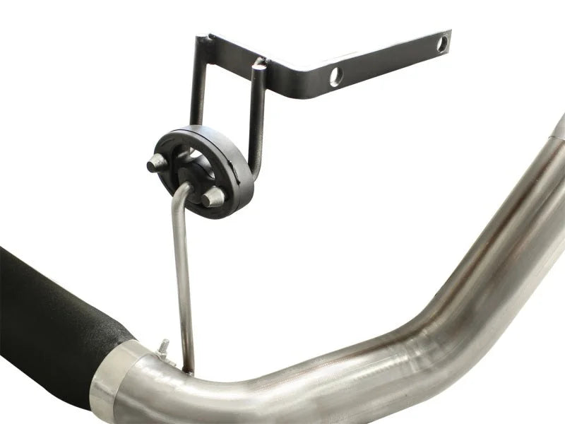 aFe MACHForce XP 2-1/2in to 3in 409 SS Cat-Back Exhaust w/ Black Tips 10-17 Toyota Tundra V8 5.7L - Side View