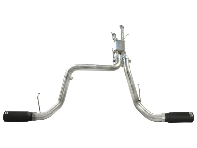 aFe MACHForce XP 2-1/2in to 3in 409 SS Cat-Back Exhaust w/ Black Tips 10-17 Toyota Tundra V8 5.7L - Additional View 6