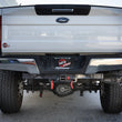 Load image into Gallery viewer, aFe MACHForce XP 2017 Ford SuperDuty F-250/F-350 V8 6.2L CC/LB Cat-Back SS 4in. Exhaust System - Back View
