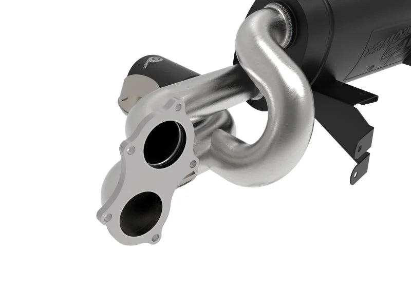 aFe MACHForce XP 2.25in-2.5in 304SS Exhaust Cat-Back Porsche 20-22 Cayman GT4(718) 4.0L - Black Tips - Additional View 5