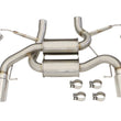 Load image into Gallery viewer, aFe MACHForce XP 2.5in Axle Back Stainless Exhaust w/ Polished Tips 07-13 BMW 335i 3.0L L6 (E90/92) - Back View