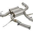 Load image into Gallery viewer, aFe MACHForce XP 2.5in Axle Back Stainless Exhaust w/ Polished Tips 07-13 BMW 335i 3.0L L6 (E90/92) - Additional View 6