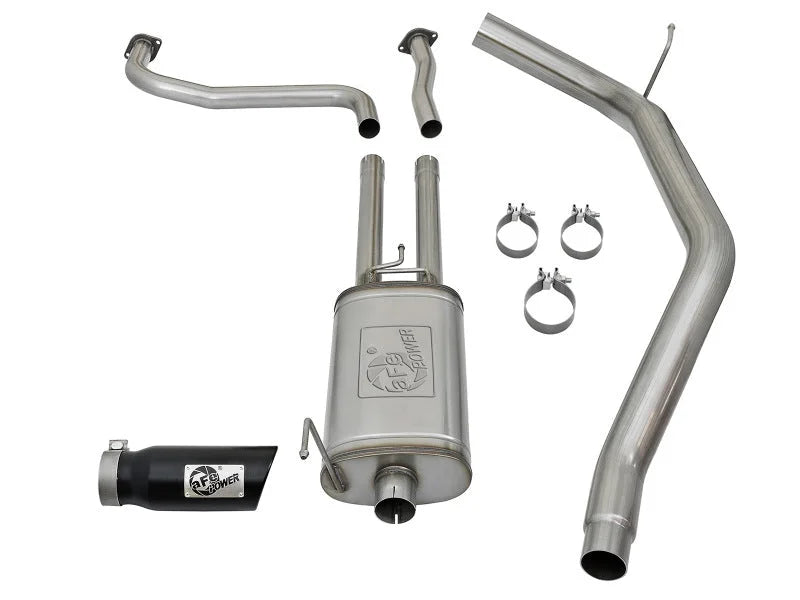 aFe MACHForce XP 2.5in Cat-Back Exhaust System w/ Black Tip Nissan Frontier 17-19 V8-5.6L - Additional View 8