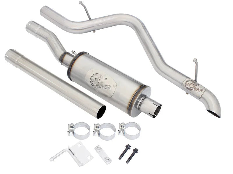 aFe MACHForce XP 2.5in SS-409 Cat-Back Exhaust 07-16 Jeep Wrangler (JK) V6-3.6L/3.8L (2-4 Door) - Installation View