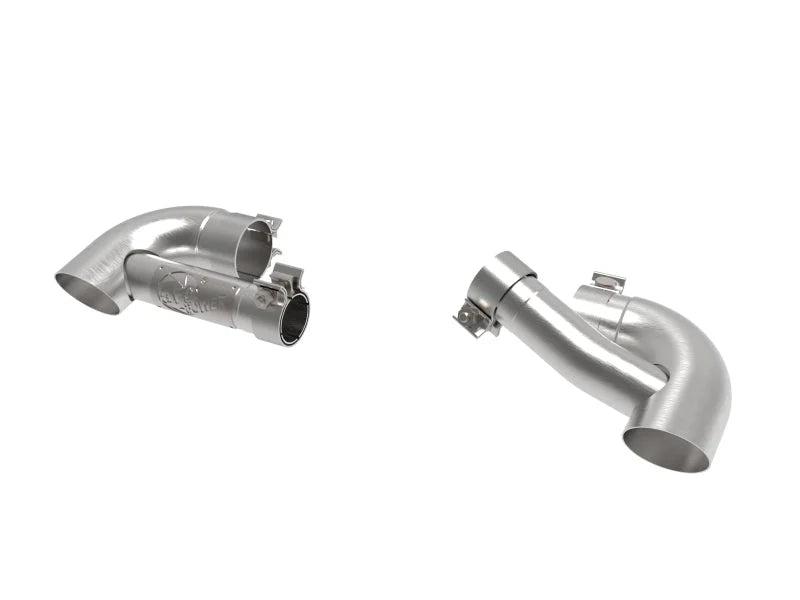 aFe MACHForce XP 304 Stainless Steel Exhaust Tip Upgrade 21-23 Jeep Wrangler JL Rubicon - Main Product View