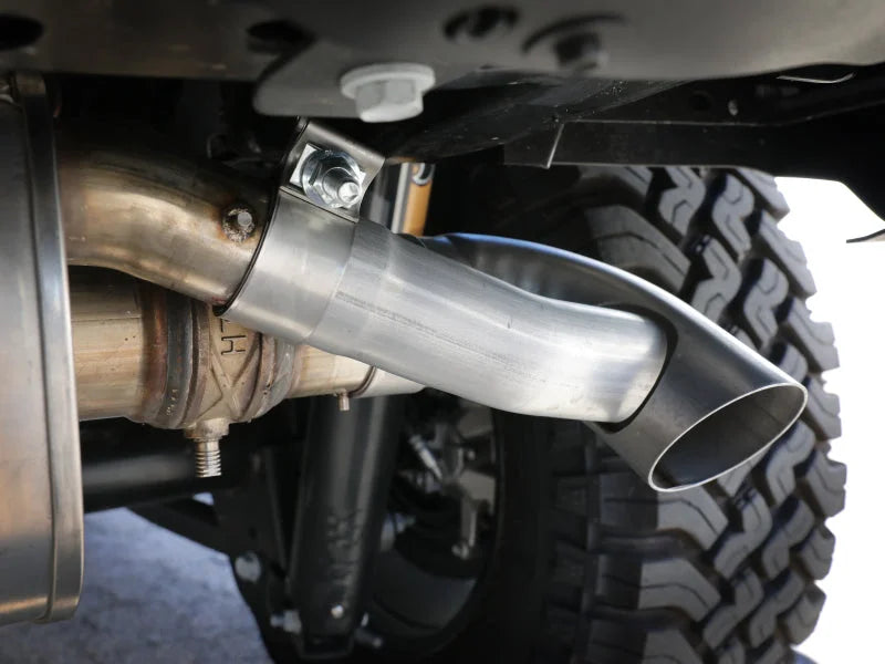 aFe MACHForce XP 304 Stainless Steel Exhaust Tip Upgrade 21-23 Jeep Wrangler JL Rubicon - Additional View 6
