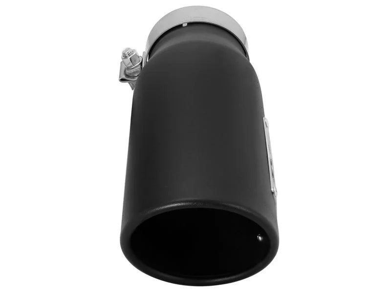 aFe MACHForce-XP 3.5in 409 Stainless Steel Exhaust Tip 3.5in x 4.5in Out x 12in L Clamp-On - Installation View