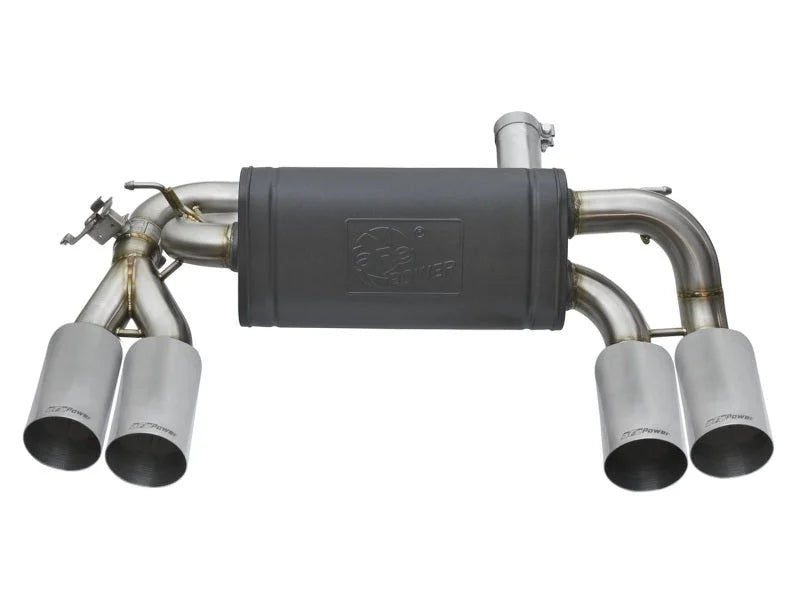 aFe MACHForce XP 3in - 2 1/2in Axle Back 304SS Exhaust w/ Polished Tips 16-17 BMW M2 (f87) - Additional View 7