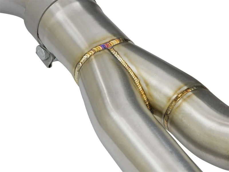 aFe MACHForce XP 3in - 2 1/2in Axle Back 304SS Exhaust w/ Polished Tips 16-17 BMW M2 (f87) - Additional View 8