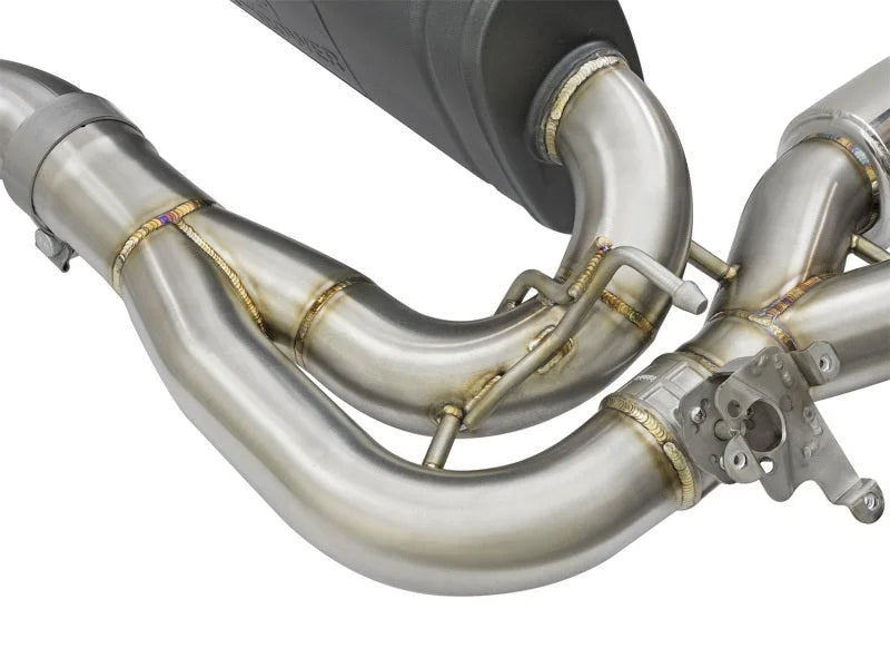aFe MACHForce XP 3in - 2 1/2in Axle Back 304SS Exhaust w/ Polished Tips 16-17 BMW M2 (f87) - Additional View 9