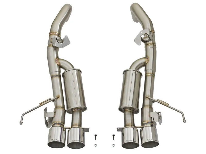 aFe MACHForce XP 3in-2 1/2in Axle Back 304SS Exhaust w/ Polished Tips 14-17 Chevy Corvette V8-6.2L - Additional View 6