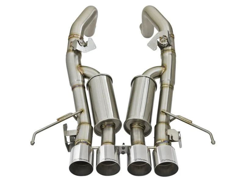 aFe MACHForce XP 3in-2 1/2in Axle Back 304SS Exhaust w/ Polished Tips 14-17 Chevy Corvette V8-6.2L - Additional View 8