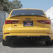Load image into Gallery viewer, aFe MACHForce XP 3in-2.5in 304SS Exhaust Cat-Back 15-20 Audi S3 L4-2.0L (t) - Black Tips - Side View
