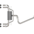 Load image into Gallery viewer, aFe MACHForce XP 3in-2.5in 304SS Exhaust Cat-Back 15-20 Audi S3 L4-2.0L (t) - Black Tips - Additional View 6