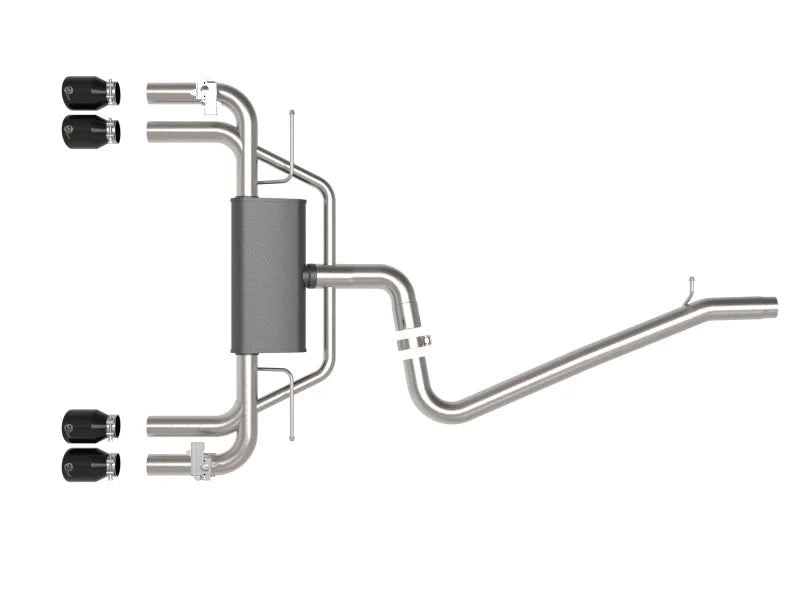 aFe MACHForce XP 3in-2.5in 304SS Exhaust Cat-Back 15-20 Audi S3 L4-2.0L (t) - Black Tips - Additional View 6