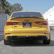 Load image into Gallery viewer, aFe MACHForce XP 3in-2.5in 304SS Exhaust Cat-Back 15-20 Audi S3 L4-2.0L (t) - Carbon Tips - Side View