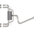 Load image into Gallery viewer, aFe MACHForce XP 3in-2.5in 304SS Exhaust Cat-Back 15-20 Audi S3 L4-2.0L (t) - Carbon Tips - Additional View 5