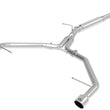 Load image into Gallery viewer, aFe MACHForce XP 3in-2.5in SS Exhaust Axle-Back 17-19 Audi A4 (B9) L4-2.0L (t) - Polished - Additional View 7