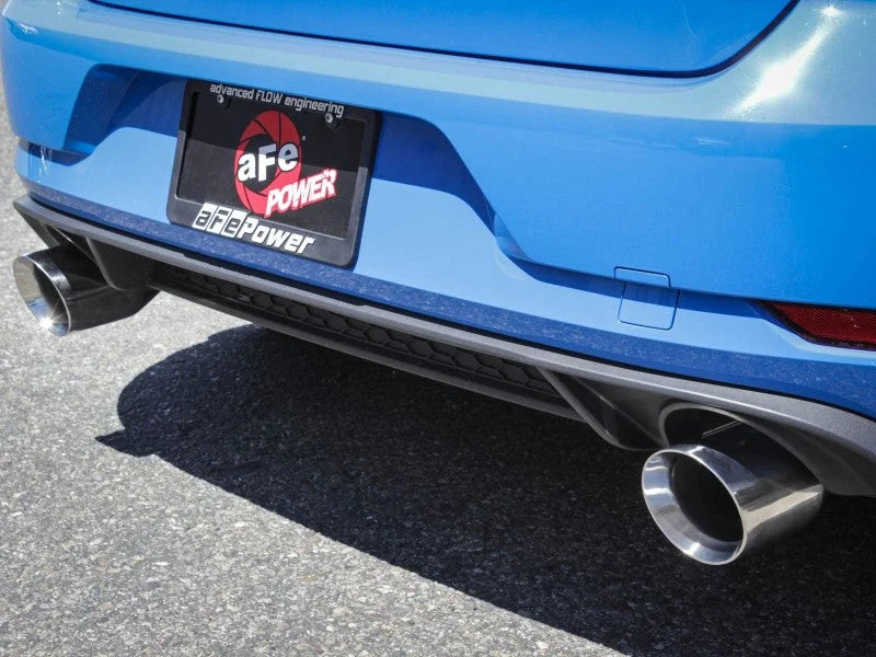 aFe MACHForce XP 3in-2.5in SS Exhaust Cat-Back 18-19 Volkswagen GTI (MK7.5) L4-2.0L (t) - Polished - Installation View