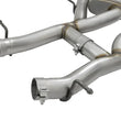 Load image into Gallery viewer, aFe MACHForce XP 3in 304 SS Axle-Back Dual Exhaust (NPP) w/ Polished Tips 16-17 Camaro SS V8-6.2L - Back View