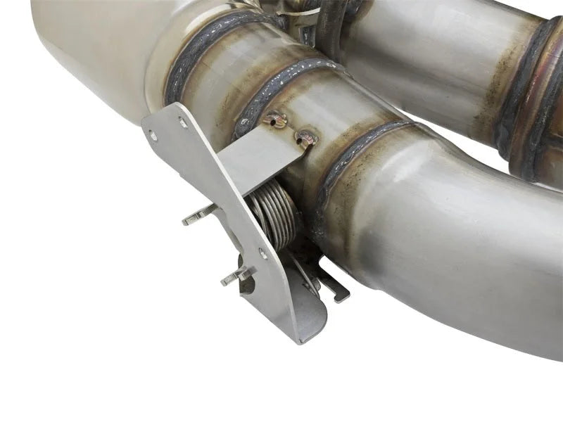 aFe MACHForce XP 3in 304 SS Axle-Back Dual Exhaust (NPP) w/ Polished Tips 16-17 Camaro SS V8-6.2L - Additional View 10