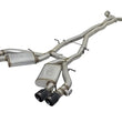 Load image into Gallery viewer, aFe MACHForce XP 3in 304 SS Cat-Back Dual Exhaust w/ Black Tips 16-17 Chevy Camaro SS V8-6.2L - Main Product View