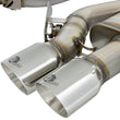 Load image into Gallery viewer, aFe MACHForce XP 3in 304 SS Cat-Back Dual Mode Exhaust w/ Polished Tips 16-17 Cadillac ATS-V V6-3.6L - Additional View 6