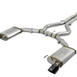 Load image into Gallery viewer, aFe MACHForce XP 3in 304 SS Cat-Back Exhausts w/ Black Tips 15-17 Ford Mustang GT V8-5.0L/V6-3.7L - Main Product View