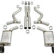 Load image into Gallery viewer, aFe MACHForce XP 3in 304 SS Cat-Back Exhausts w/ Black Tips 15-17 Ford Mustang GT V8-5.0L/V6-3.7L - Side View