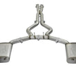Load image into Gallery viewer, aFe MACHForce XP 3in 304 SS Cat-Back Exhausts w/ Polished Tips 15-17 Ford Mustang GT V8-5.0L/V6-3.7L - Back View
