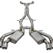 Load image into Gallery viewer, aFe MACHForce XP 3in 304 Stainless Steel Cat-Back Exhaust 16-17 Chevy Camaro SS V8-6.2L - Back View