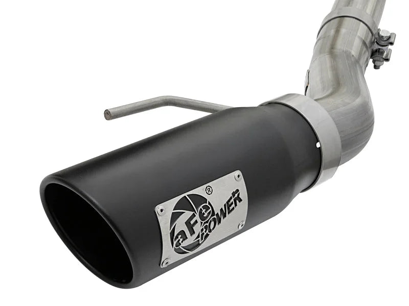 aFe MACHForce XP 3in 409-SS Exhaust Cat-Back 2017 Ford F-150 Raptor V6-3.5L (tt) w/ Black Tip - Installation View