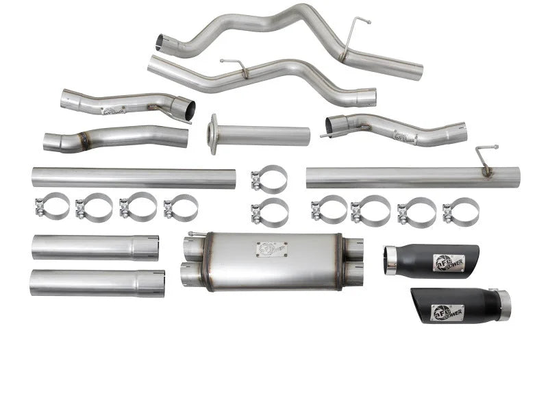 aFe MACHForce XP 3in 409-SS Exhaust Cat-Back 2017 Ford F-150 Raptor V6-3.5L (tt) w/ Black Tip - Additional View 9