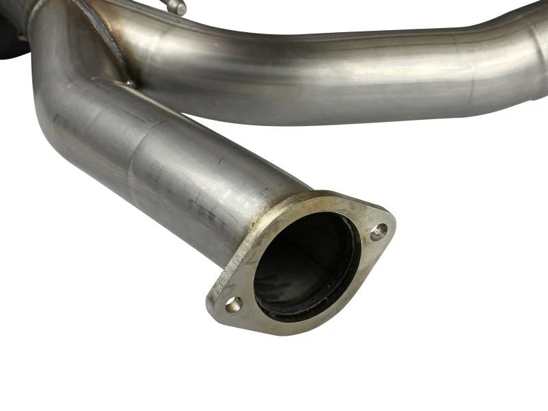 aFe MACHForce XP 3in Hi-Tuck 304 SS Cat Back Exhaust 2010-2017 Nissan Patrol (Y62) V-5.6L (400 hp) - Installation View