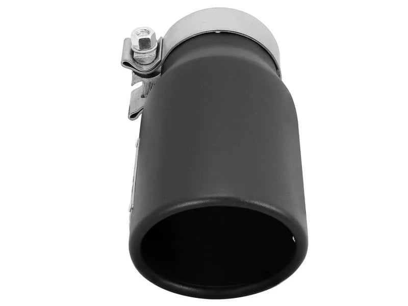aFe MACHForce XP 3in Inlet x 4in Outlet x 9in Length Clamp-On Black Tip - Installation View