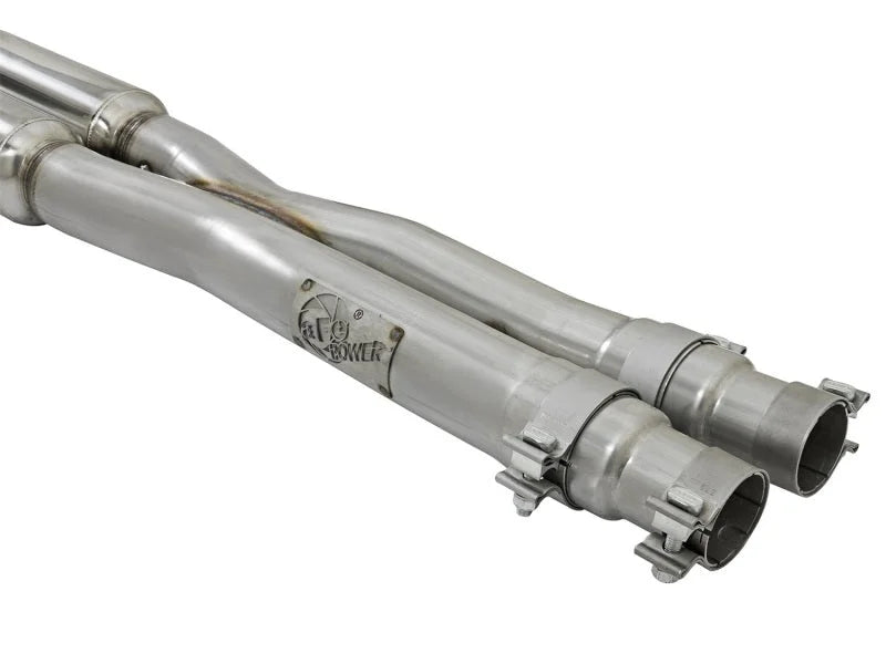 aFe MACHForce XP 3in Sport Tone Cat-Back Exhausts w/ Polished Tips 15-17 Ford Mustang V6/V8 - Additional View 5