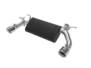 aFe MACHForce XP 3in to 2.5in 304 SS Axle-Back Exhaust w/ Polished Tips 14-16 BMW M235i - Main Product View