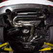 Load image into Gallery viewer, aFe MACHForce XP 3in to 2.5in 304 SS Cat-Back Exhaust w/ Polished Tips 14-16 BMW M235i - Back View