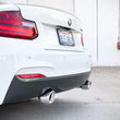 Load image into Gallery viewer, aFe MACHForce XP 3in to 2.5in 304 SS Cat-Back Exhaust w/ Polished Tips 14-16 BMW M235i - Installation View