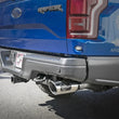Load image into Gallery viewer, aFe MACHForce-XP 3in to 3-1/2in 304 SS Cat-Back Exhaust w/Polished Tips 17-18 Ford F-150 Raptor 3.5L - Side View